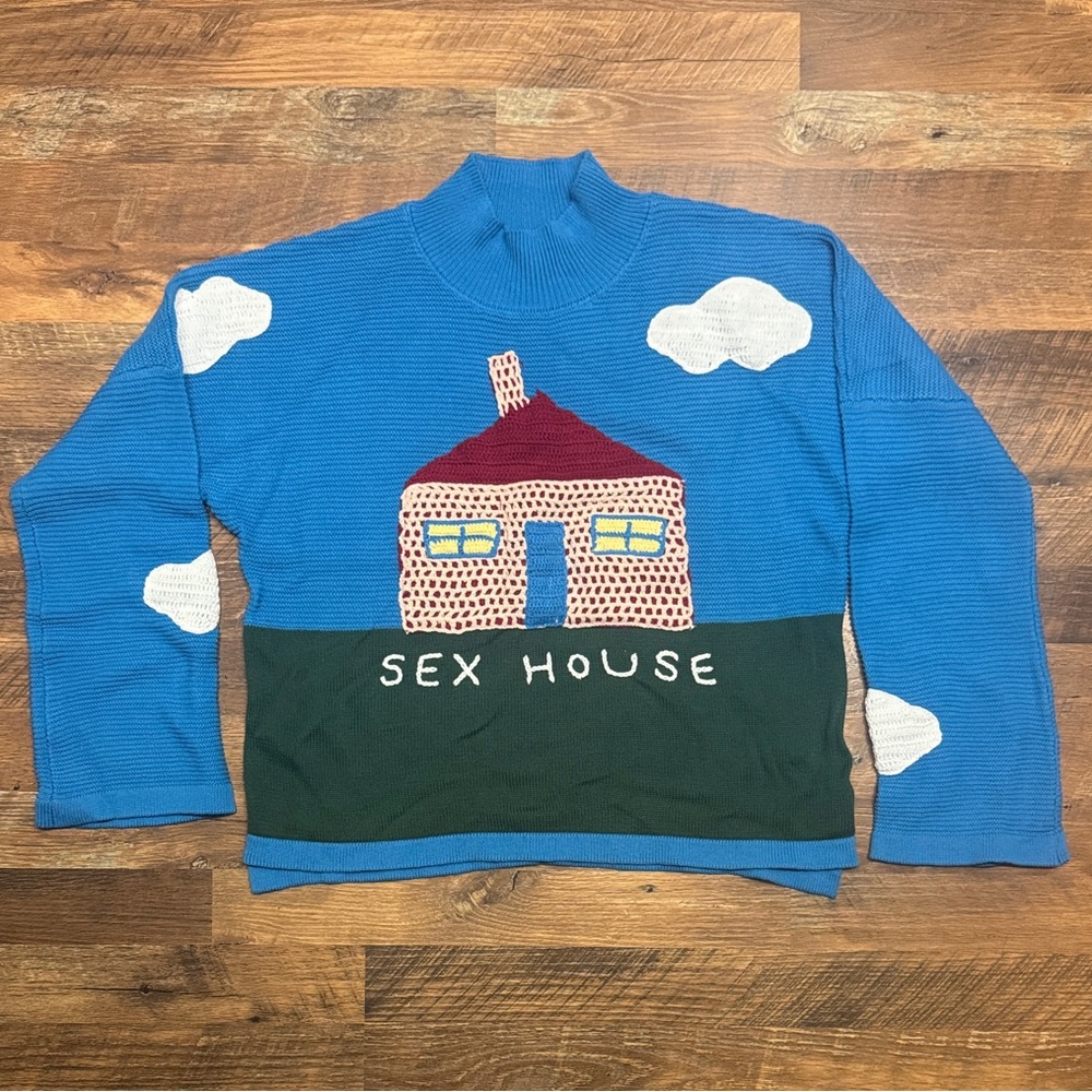 Fashion Brand Company Sex House Sweater NWOT